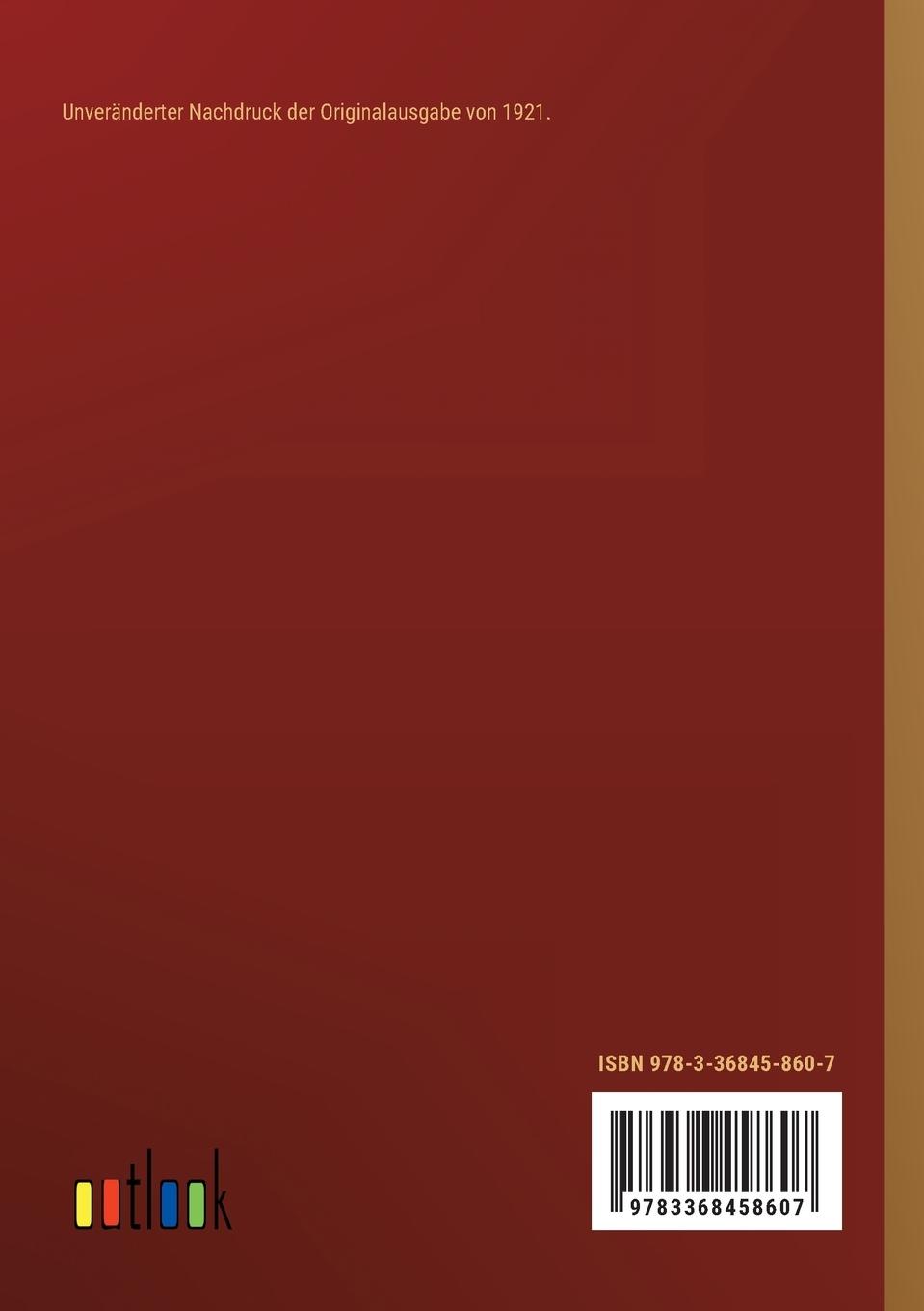 Rückseitencover Der Wille