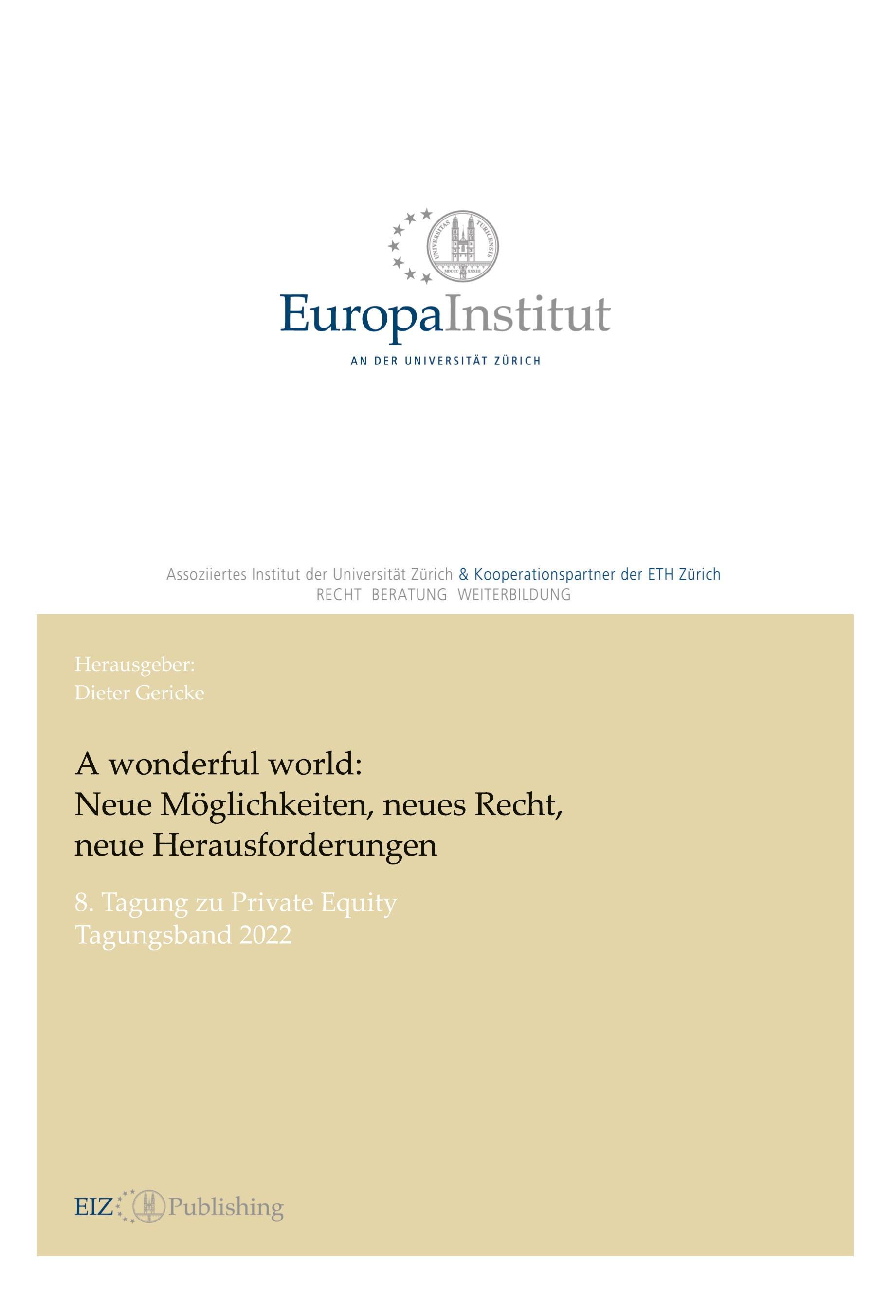 Vorderes Coverbild A wonderful world: Neue Möglichkeiten, neues Recht, neue Herausforderungen
