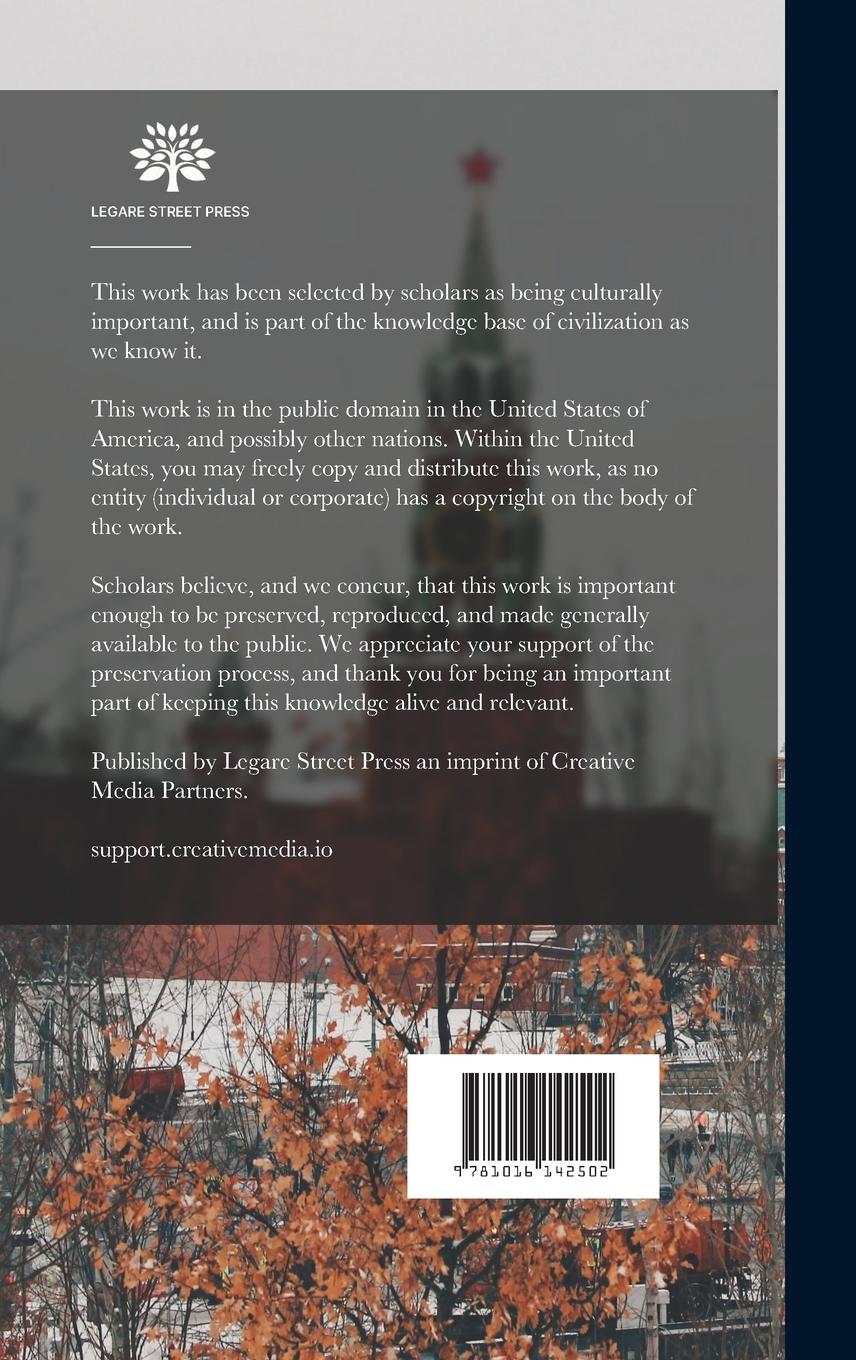 Rückseitencover The Relations Between Ancient Russia and Scandinavia and The Origin