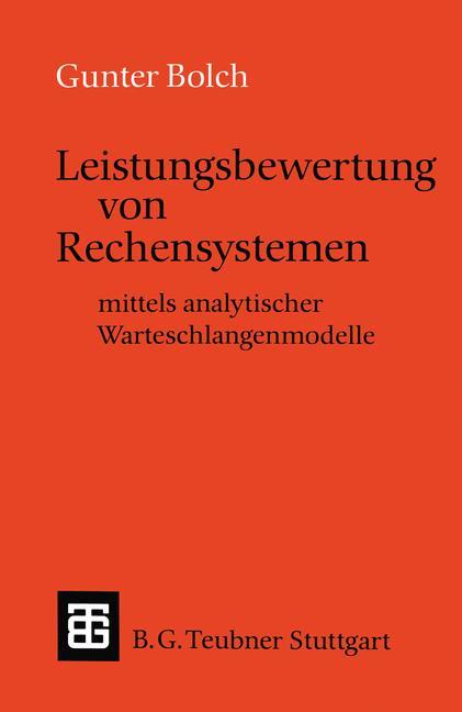 Vorderes Coverbild Leistungsbewertung von Rechensystemen