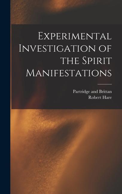 Vorderes Coverbild Experimental Investigation of the Spirit Manifestations