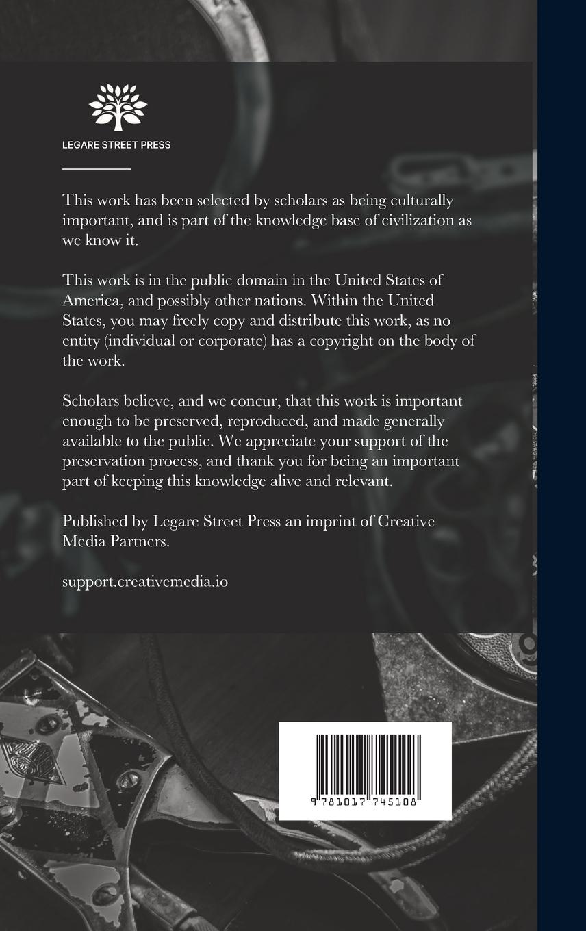 Rückseitencover Memorandum in Reference to a Scheme for Completing a Great Inter-colonial and Inter-continental Telegraph System: By Establishing an Electric Cable Ac