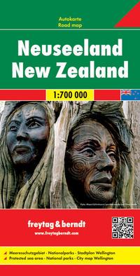 Vorderes Coverbild Neuseeland 1 : 700 000 mit Stadtplan Wellington