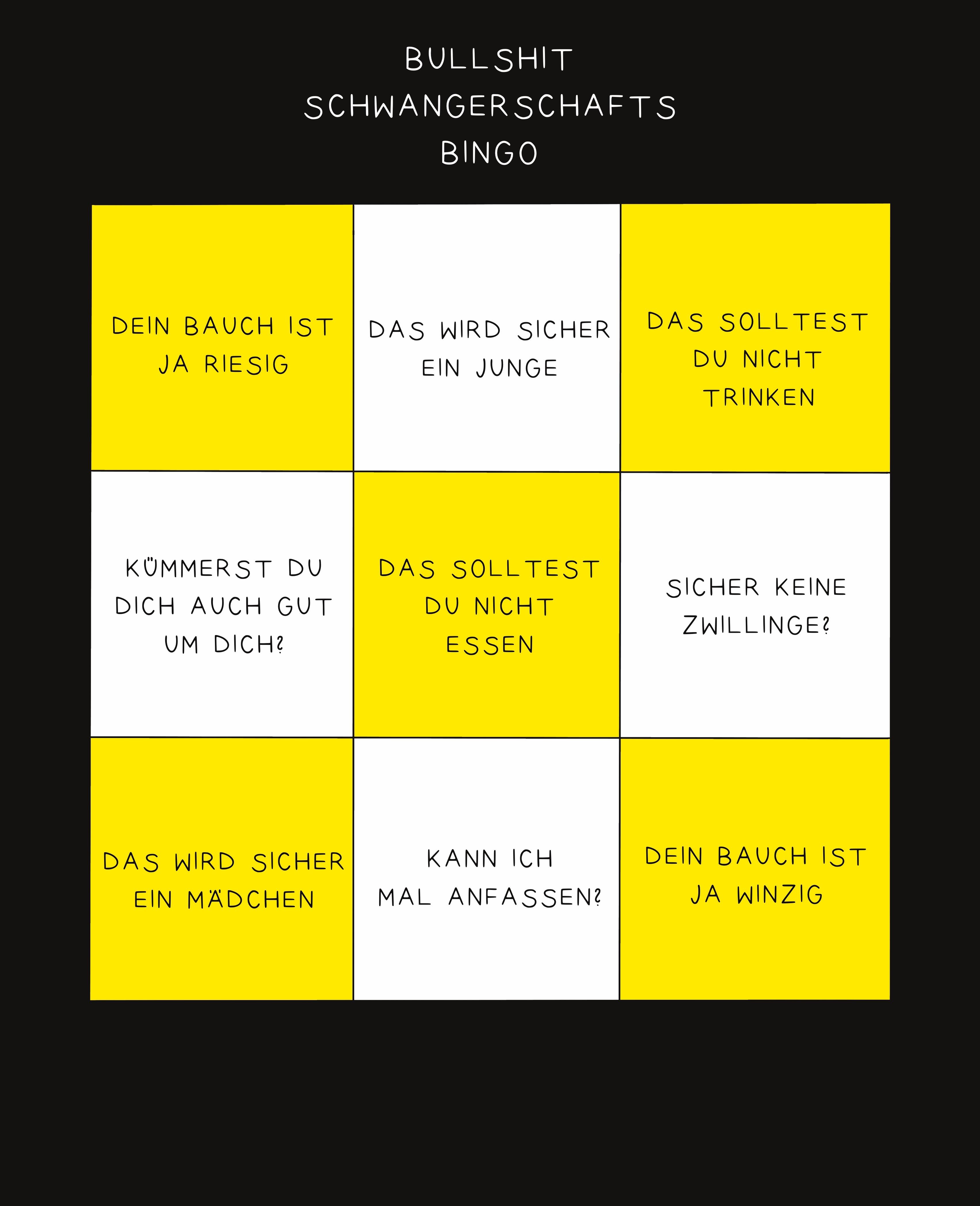 Beispielinhalt (Bild) Schwanger schafft