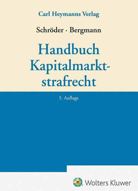 Vorderes Coverbild Handbuch Kapitalmarktstrafrecht