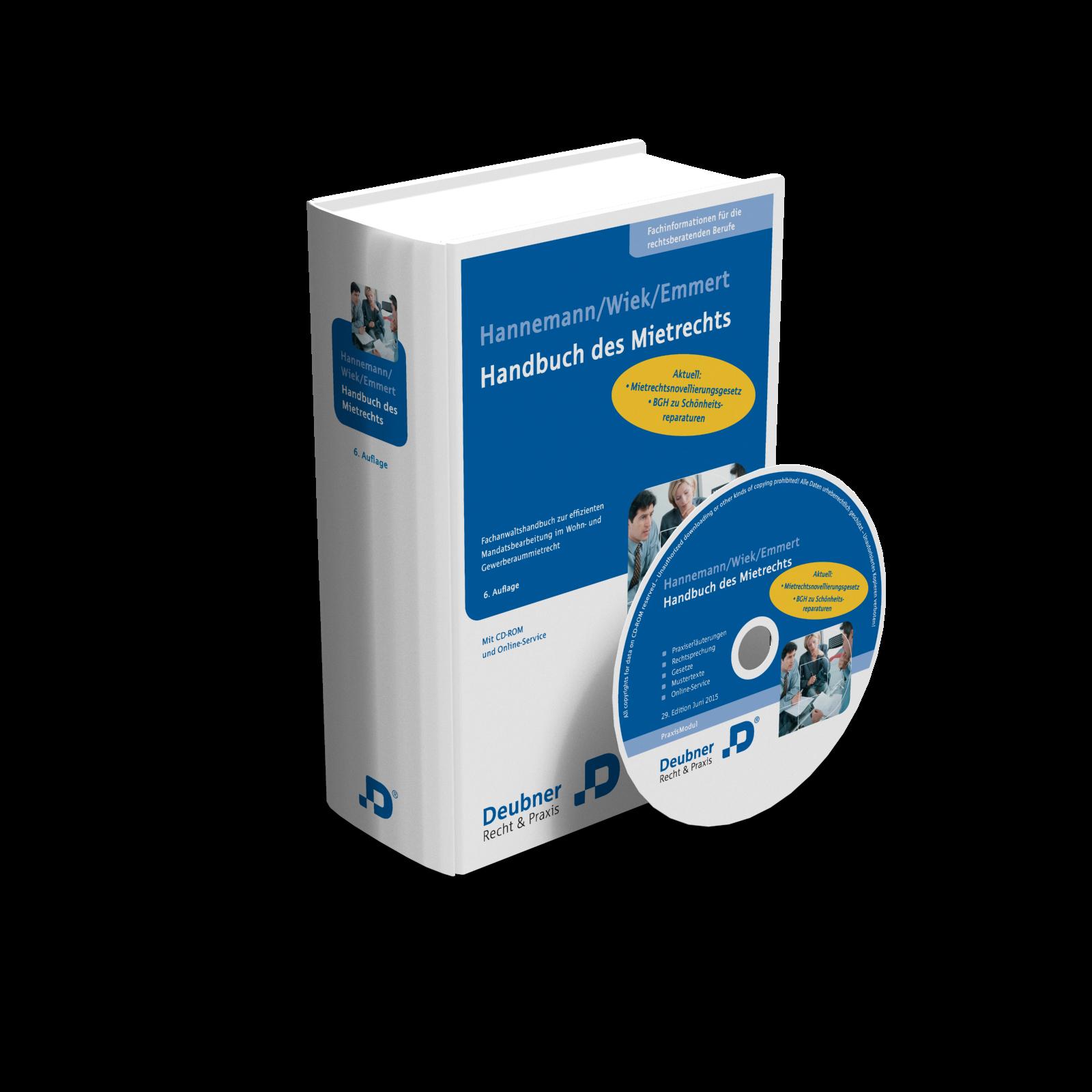 Vorderes Coverbild Handbuch des Mietrechts