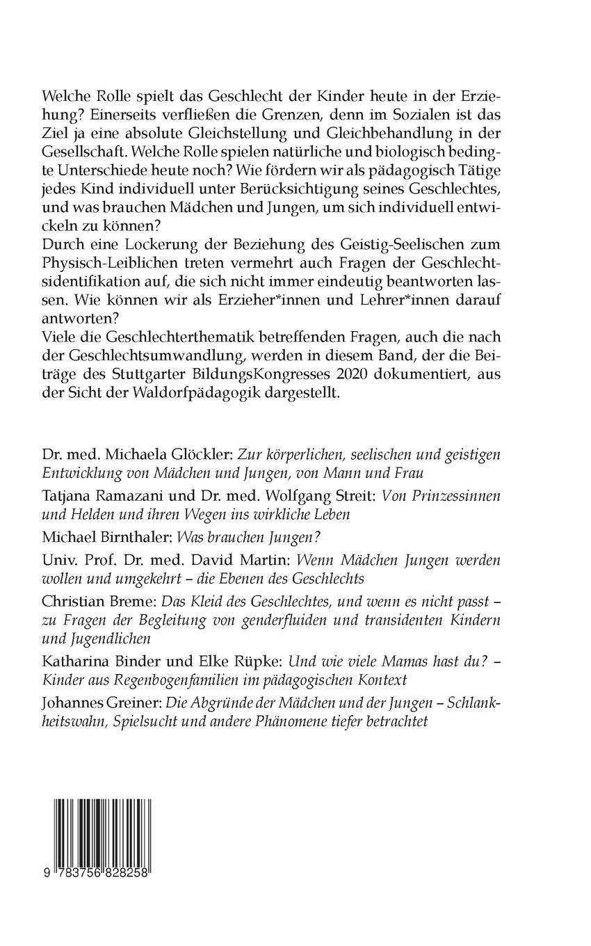 Rückseitencover Können wir Jungen und Mädchen in gleicher Weise erziehen?