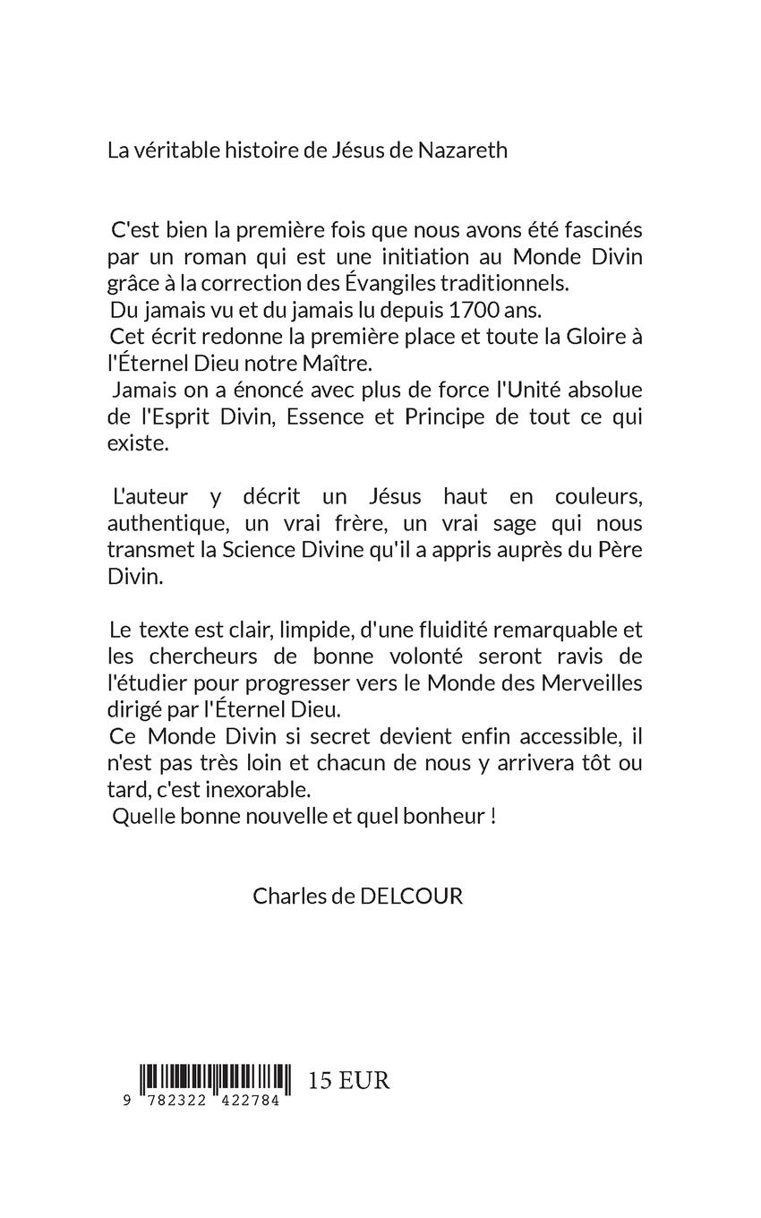 Rückseitencover La véritable histoire de Jésus de Nazareth