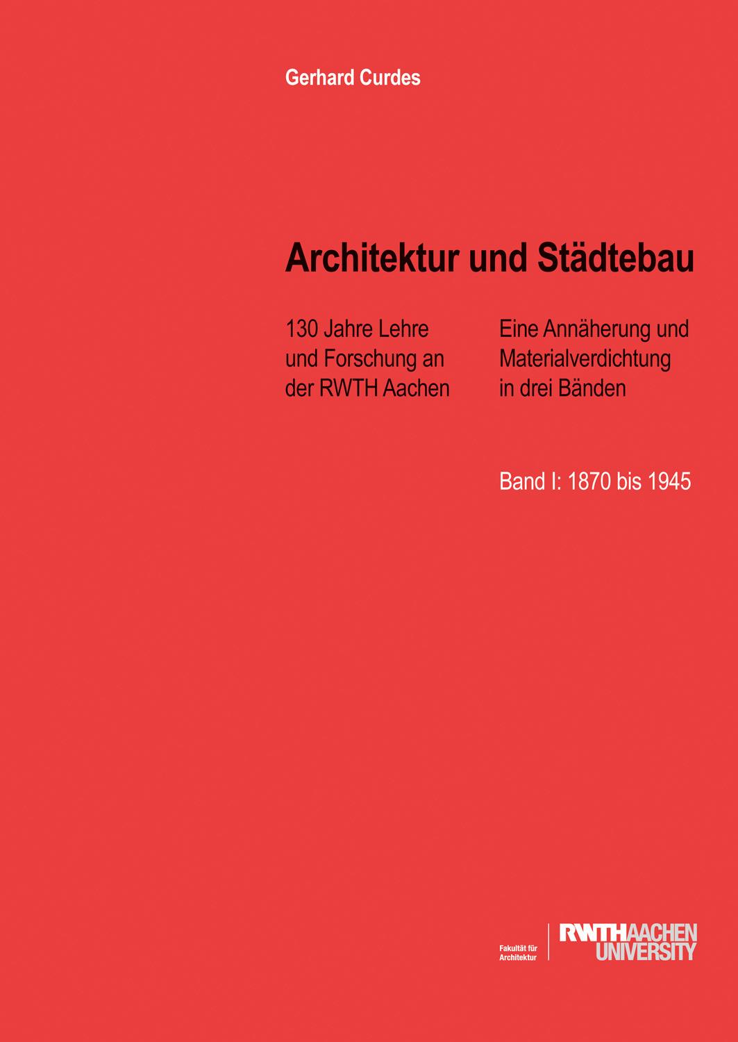 Vorderes Coverbild Architektur und Städtebau