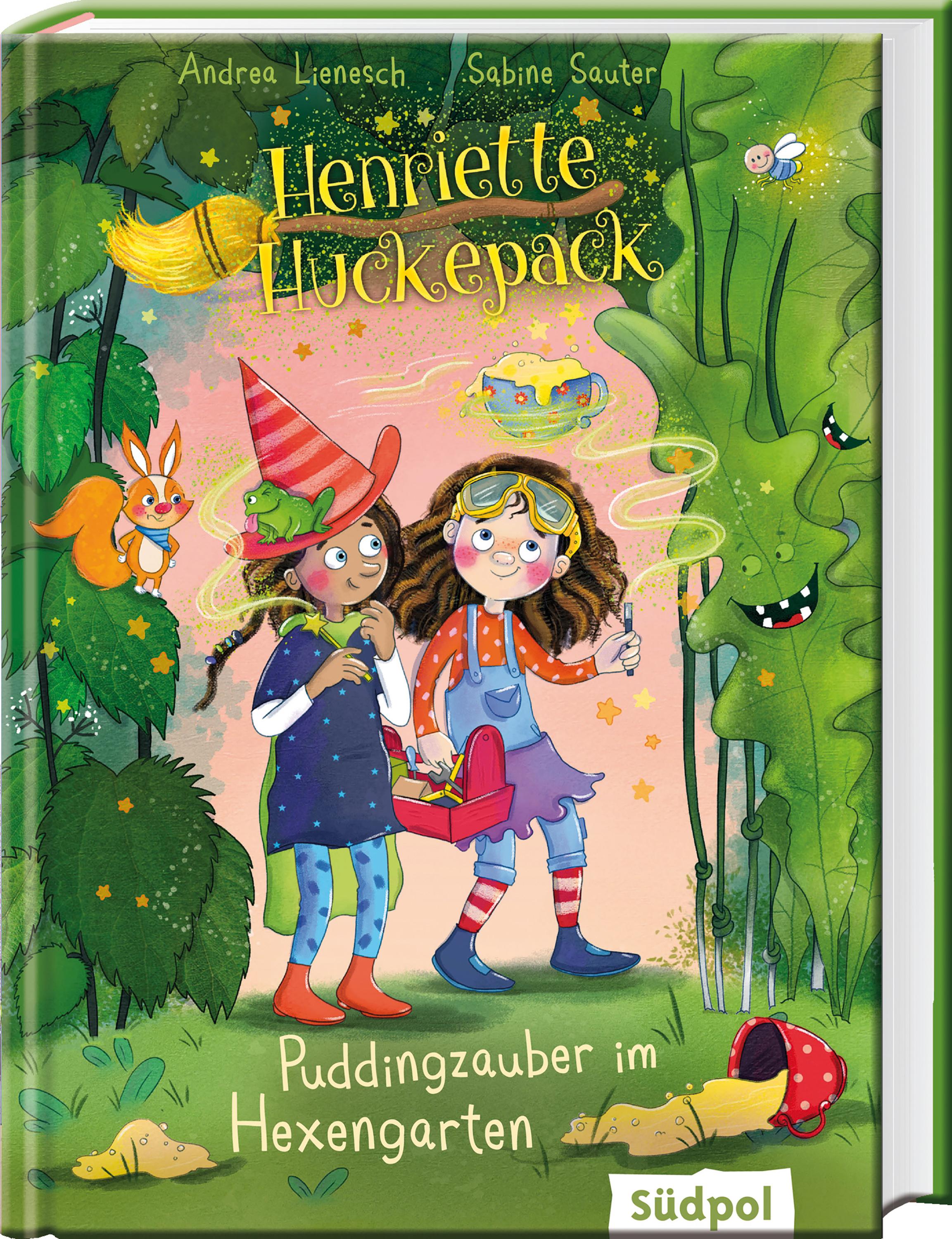 Vorderes Coverbild Henriette Huckepack - Puddingzauber im Hexengarten