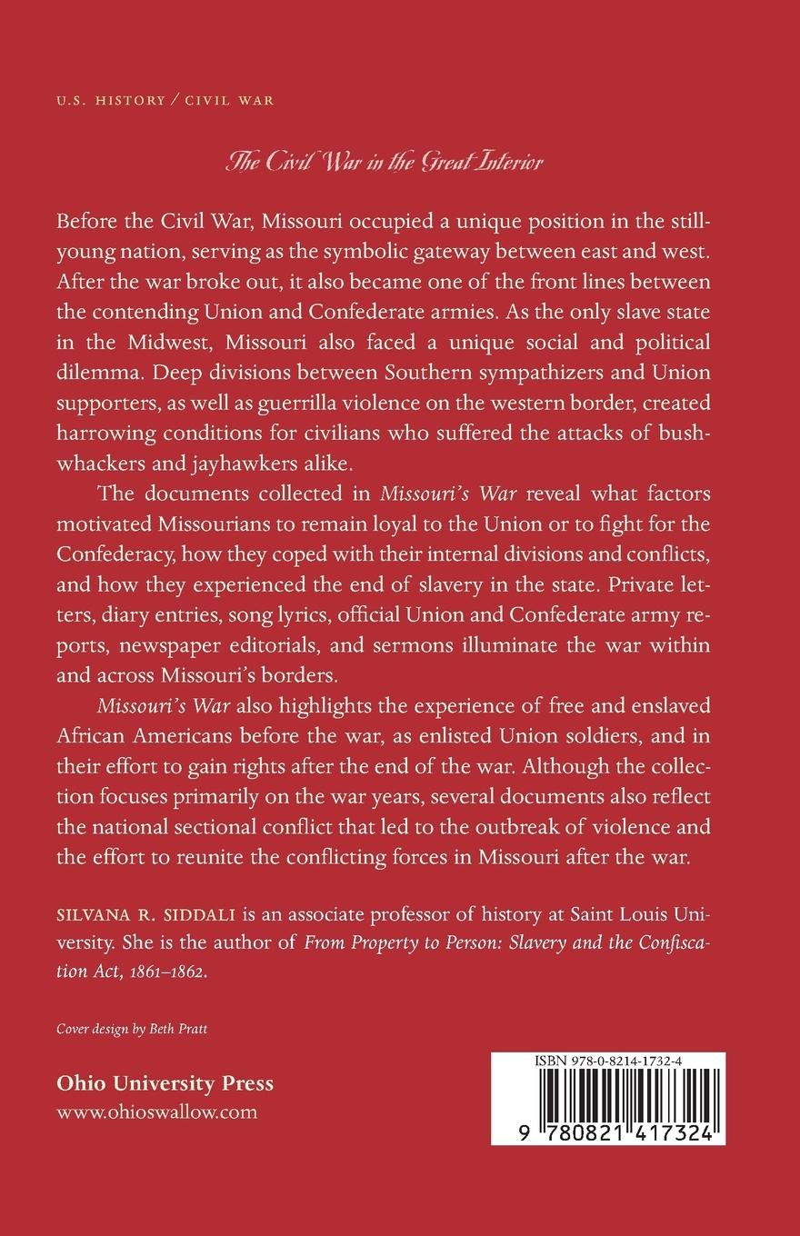 Rückseitencover Missouri's War