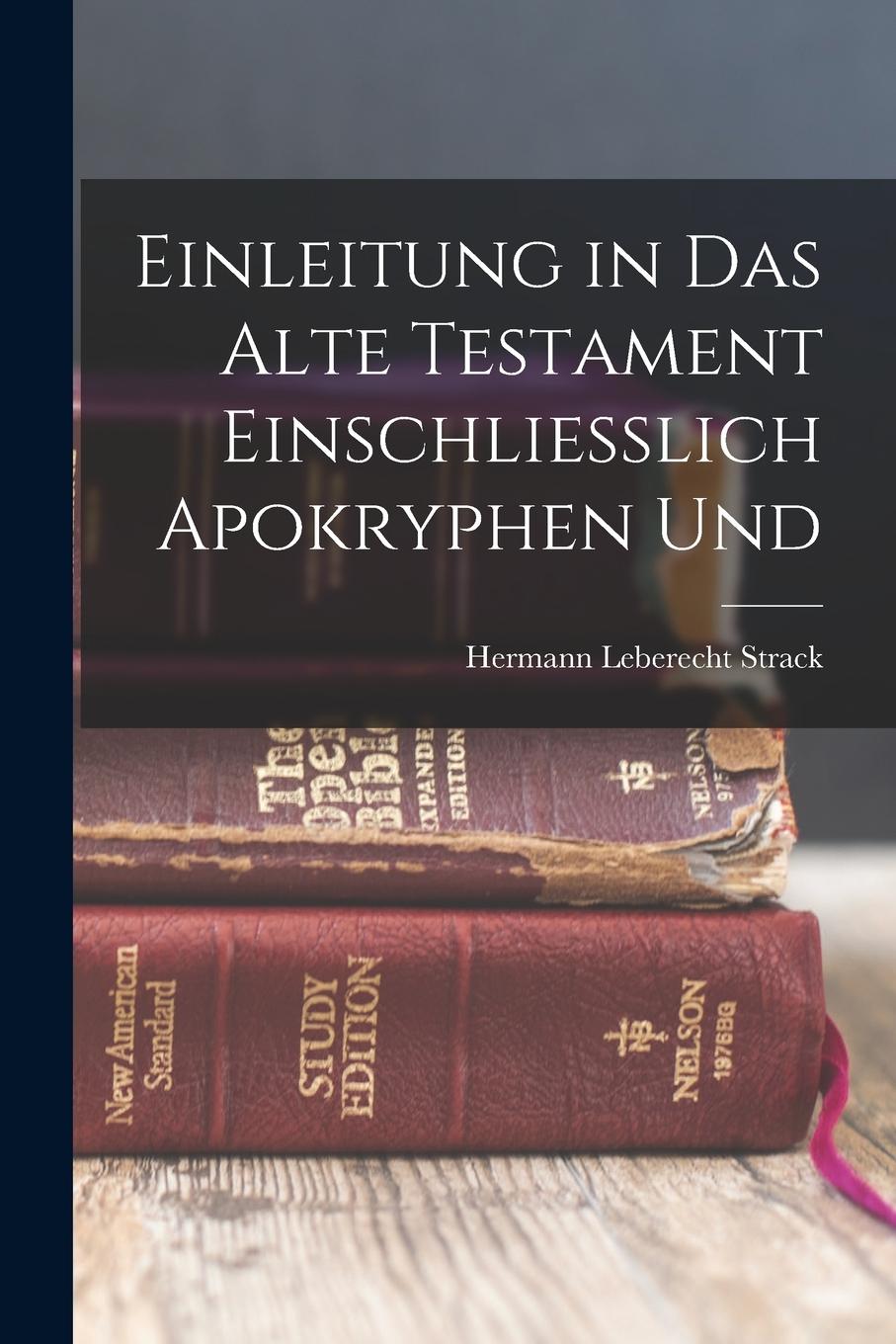 Vorderes Coverbild Einleitung in das Alte Testament Einschliesslich Apokryphen Und