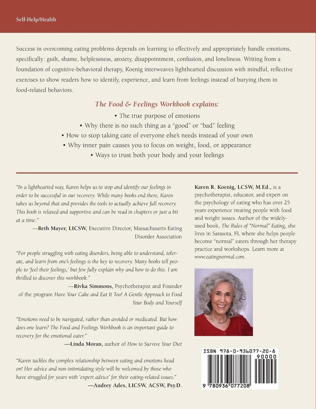Rückseitencover The Food and Feelings Workbook