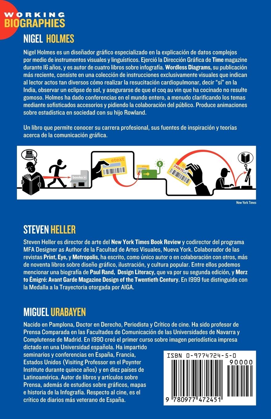 Rückseitencover Nigel Holmes: Perfiles de la Comunicación Gráfica