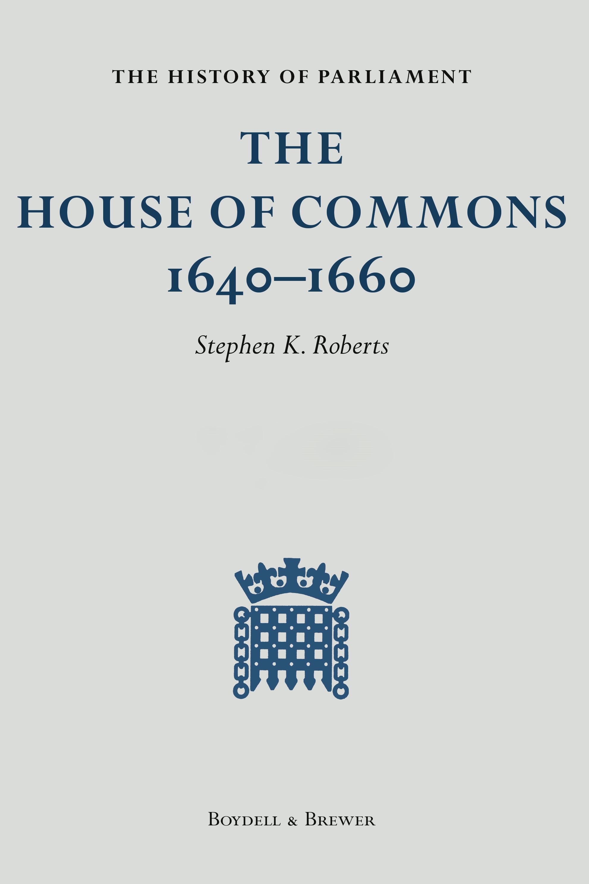 Vorderes Coverbild The History of Parliament: The House of Commons 1640-1660 [9 Volume Set]