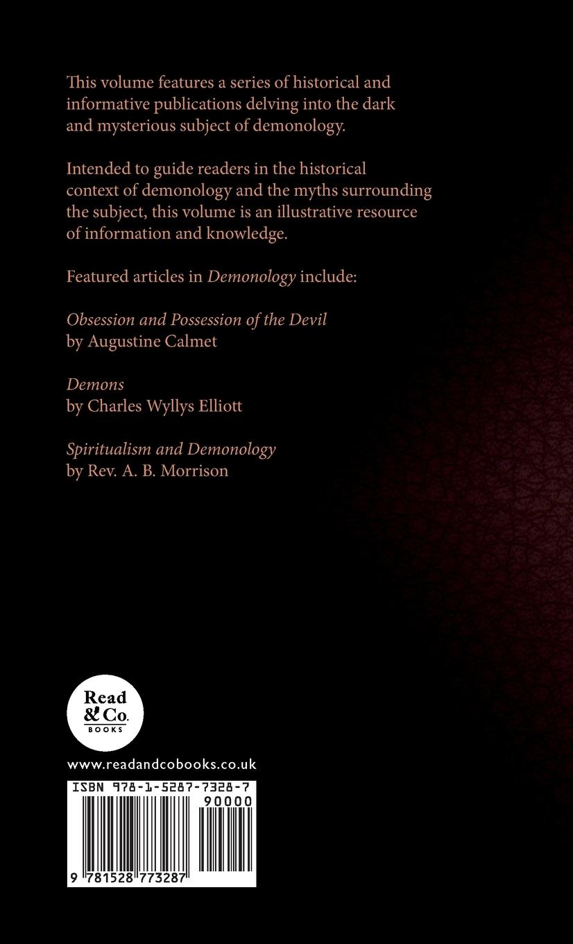Rückseitencover Demonology - A Selection of Classic Articles on the History and Myths of Demonology