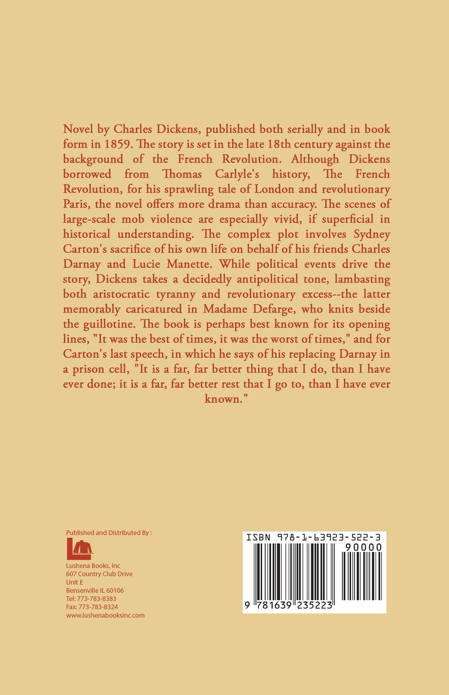 Rückseitencover A Tale of Two Cities