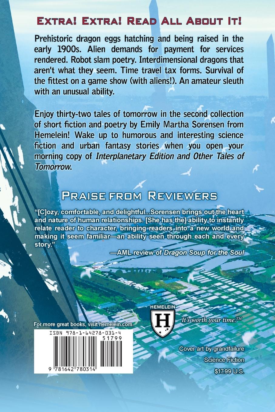 Rückseitencover Interplanetary Edition and Other Tales of Tomorrow