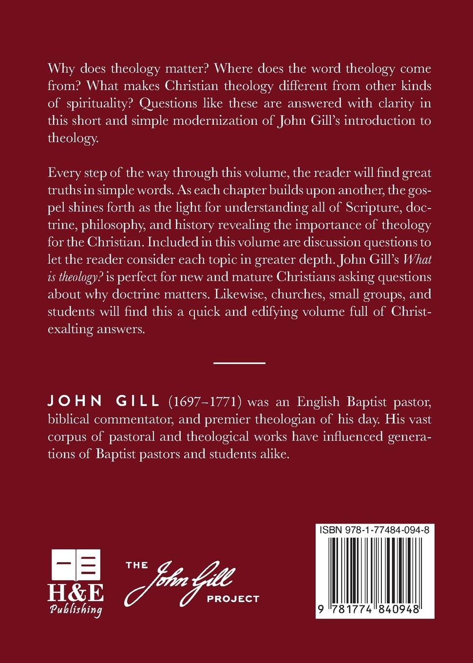 Rückseitencover What is theology?