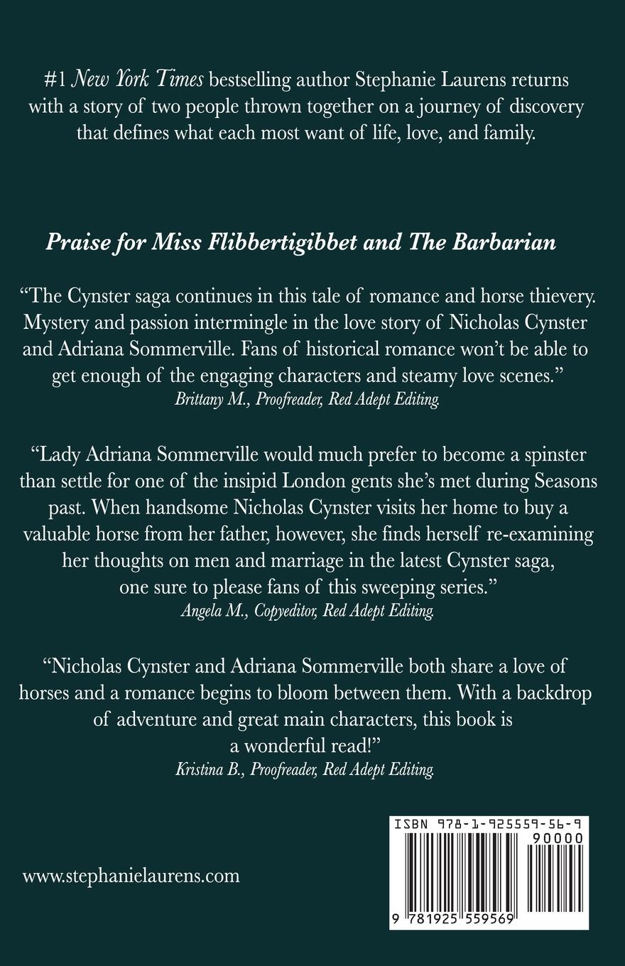 Rückseitencover Miss Flibbertigibbet and The Barbarian