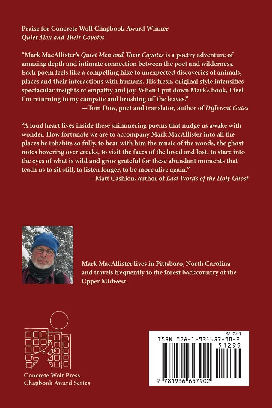 Rückseitencover Quiet Men and Their Coyotes