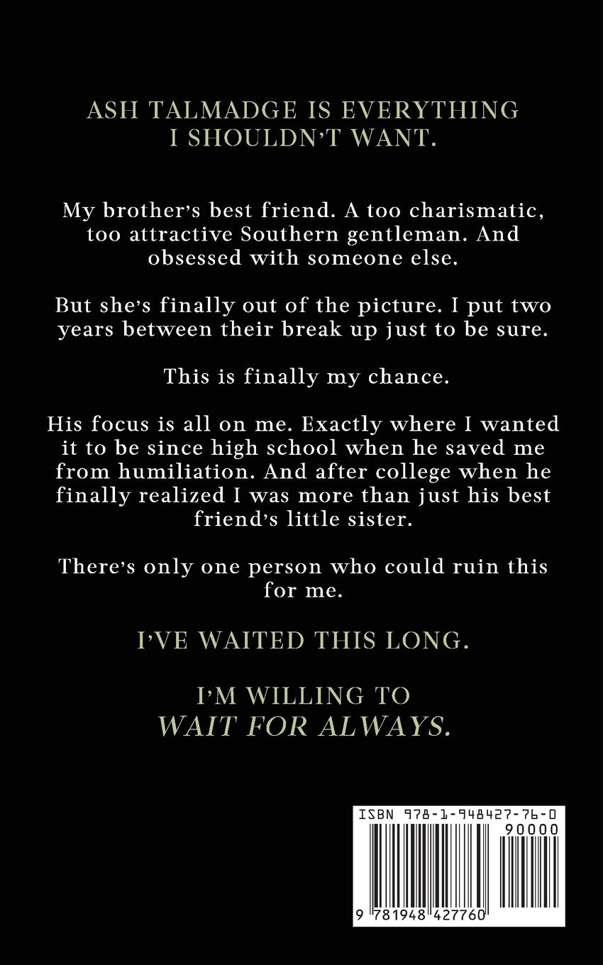 Rückseitencover Wait for Always (Special Edition Paperback)
