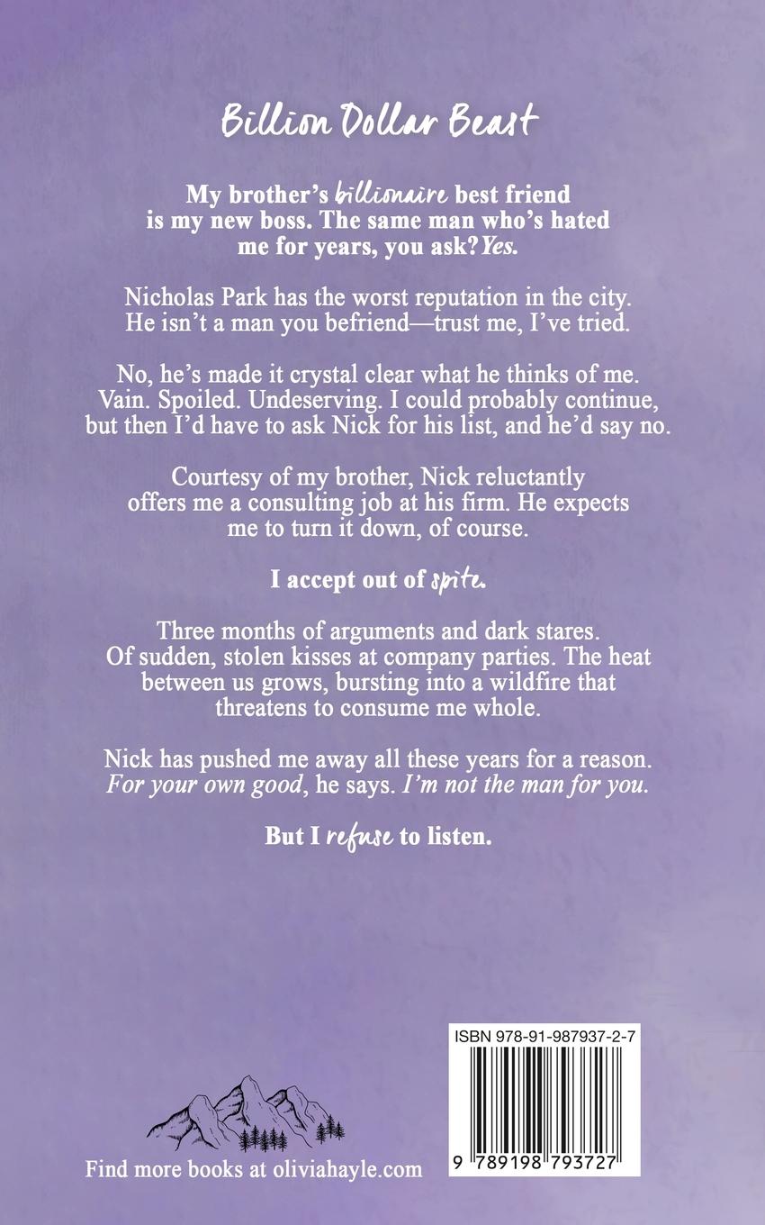 Rückseitencover Billion Dollar Beast