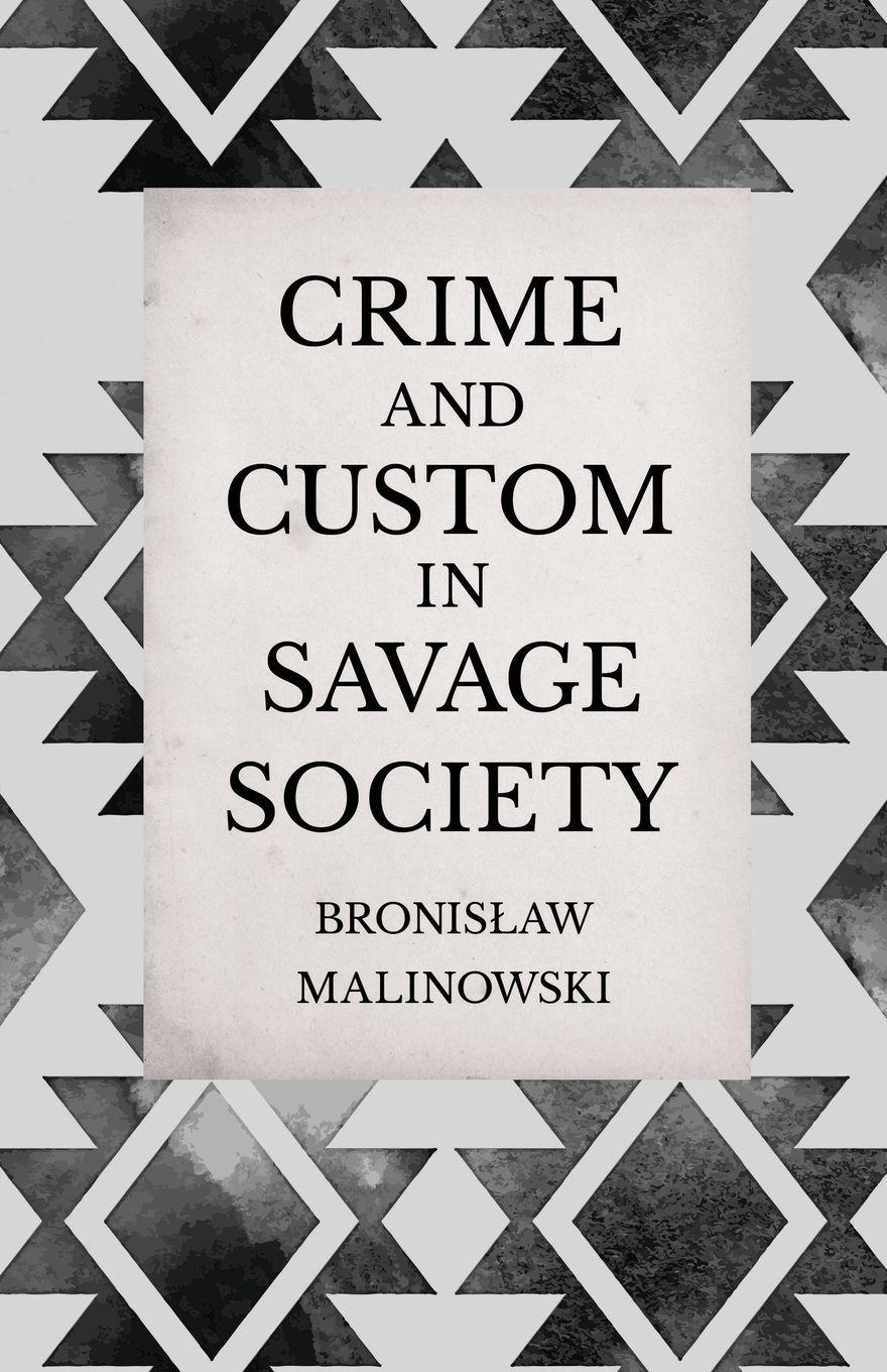 Vorderes Coverbild Crime and Custom in Savage Society
