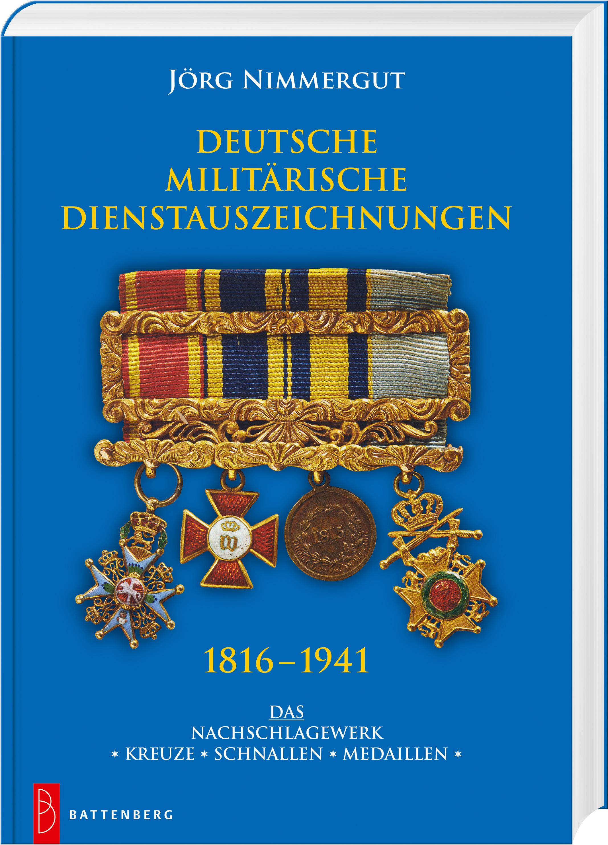 Vorderes Coverbild Deutsche militärische Dienstauszeichnungen 1816 - 1941