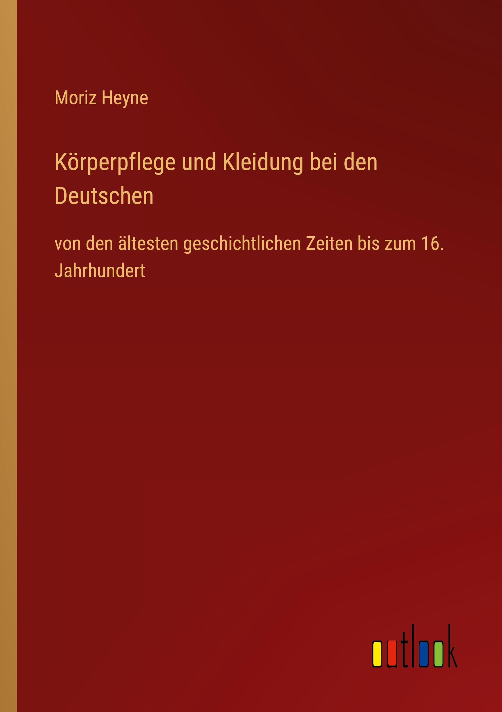 Vorderes Coverbild Körperpflege und Kleidung bei den Deutschen