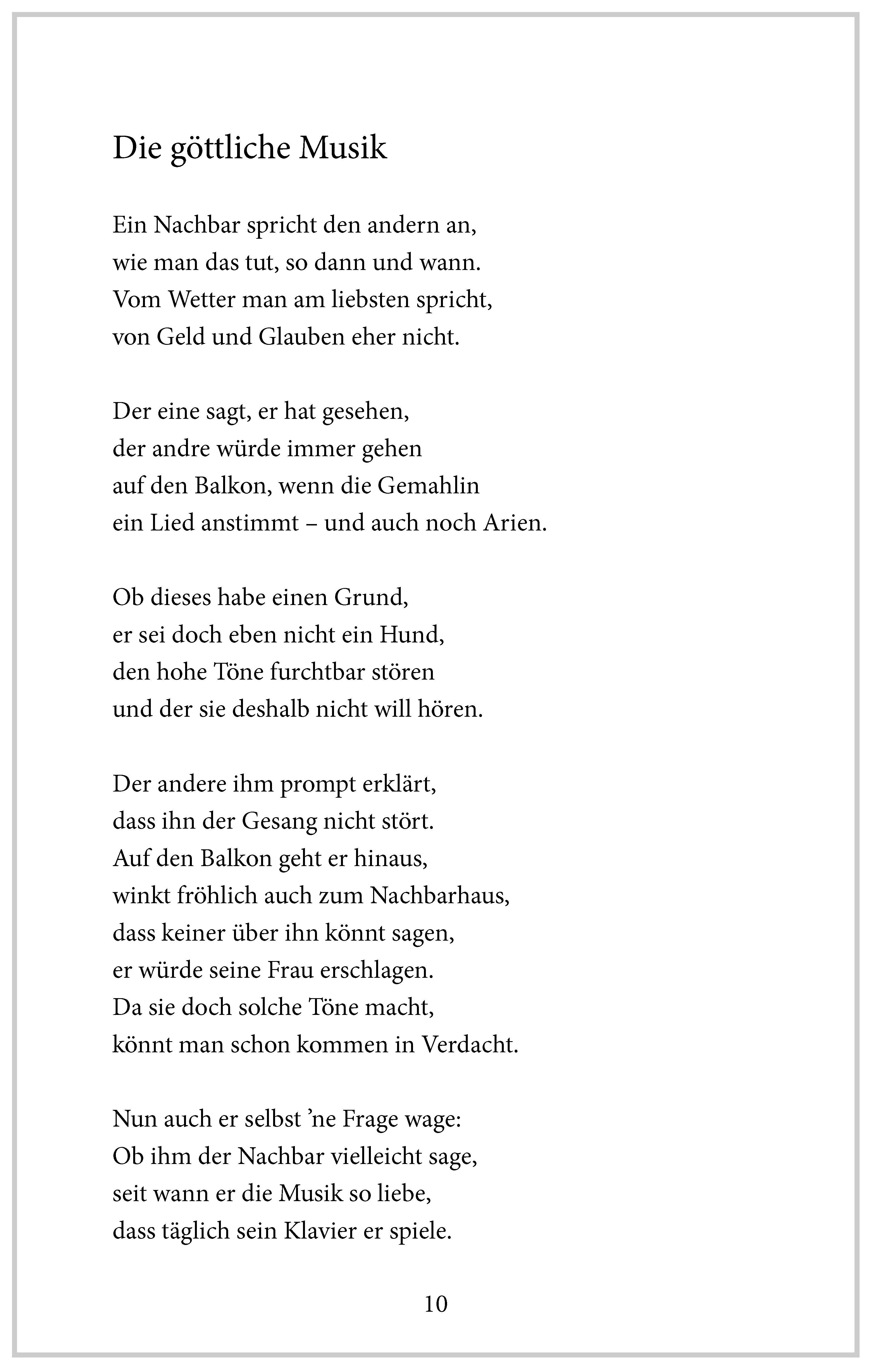 Beispielinhalt (Bild) Heitere Geschichten für Senioren: Das Pferd in der Bar ... und viele weitere kurze Geschichten in Reimen für Senioren