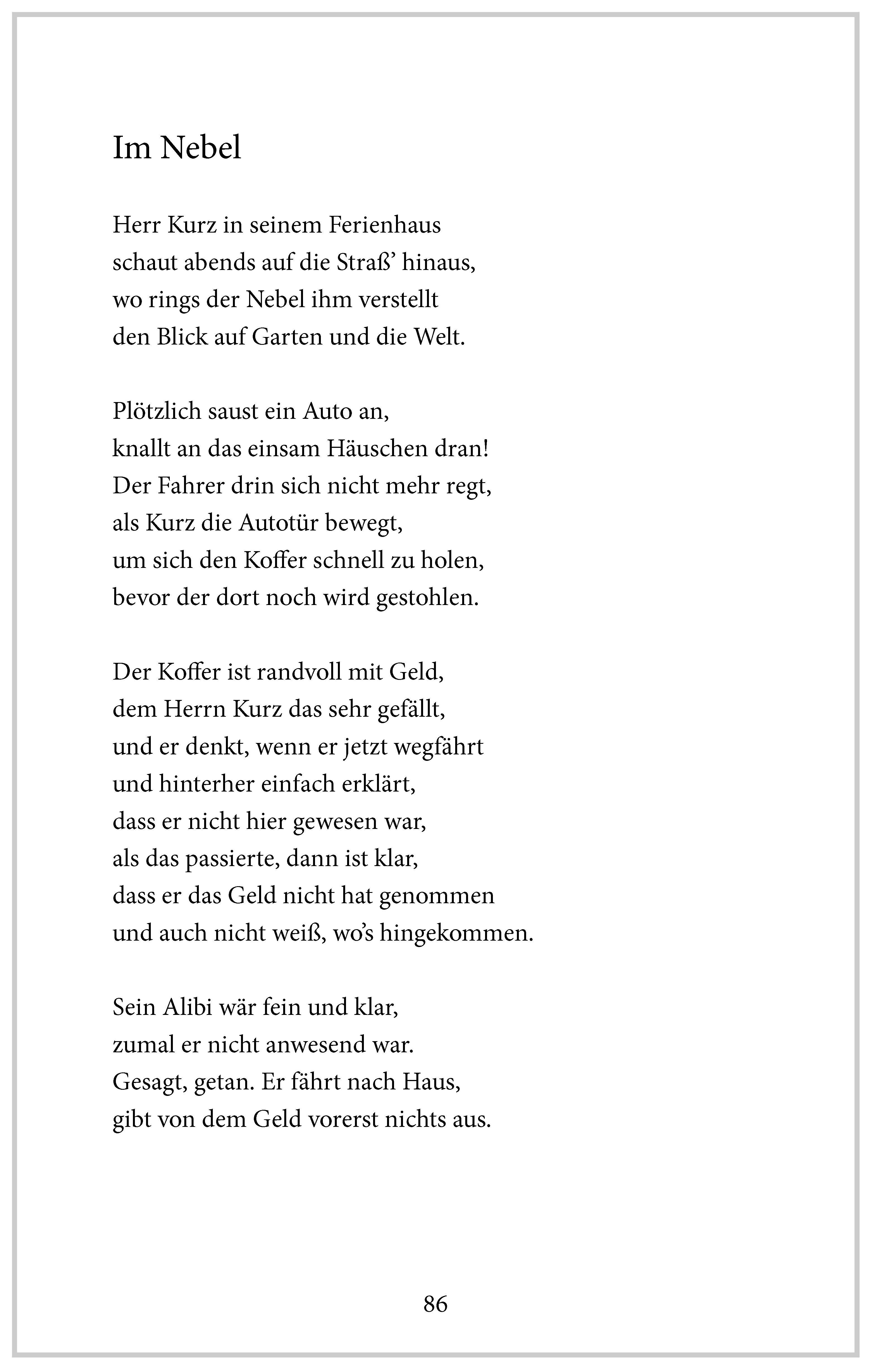 Beispielinhalt (Bild) Heitere Geschichten für Senioren: Das Pferd in der Bar ... und viele weitere kurze Geschichten in Reimen für Senioren