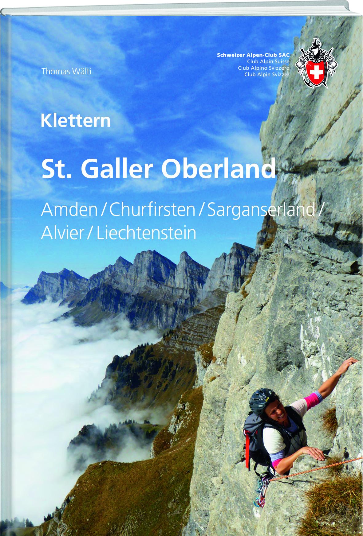 Vorderes Coverbild Klettern St. Galler Oberland