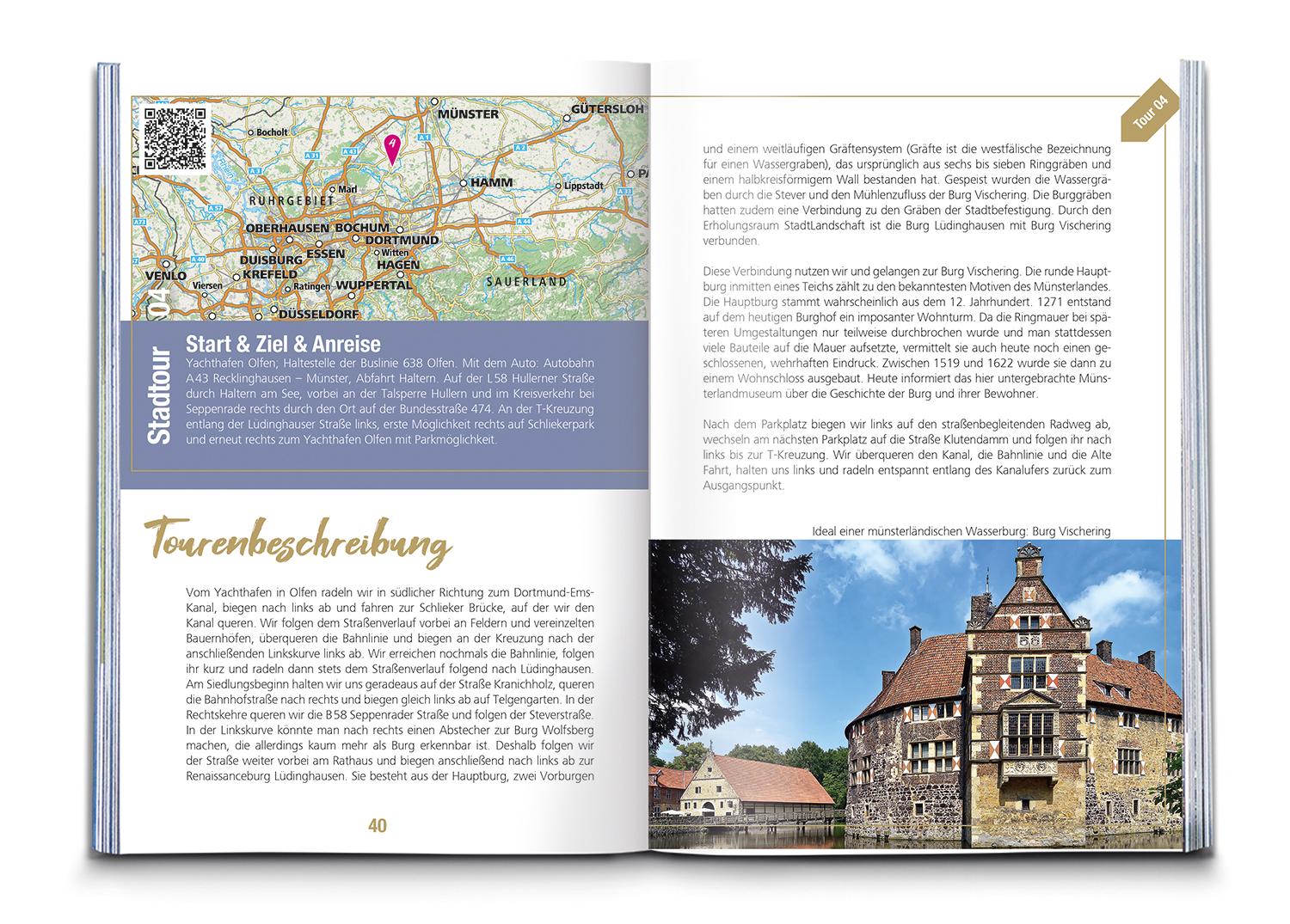 Beispielinhalt (Bild) KOMPASS Endlich Radelgenuss - zwischen Münsterland, Emsland und Nordsee