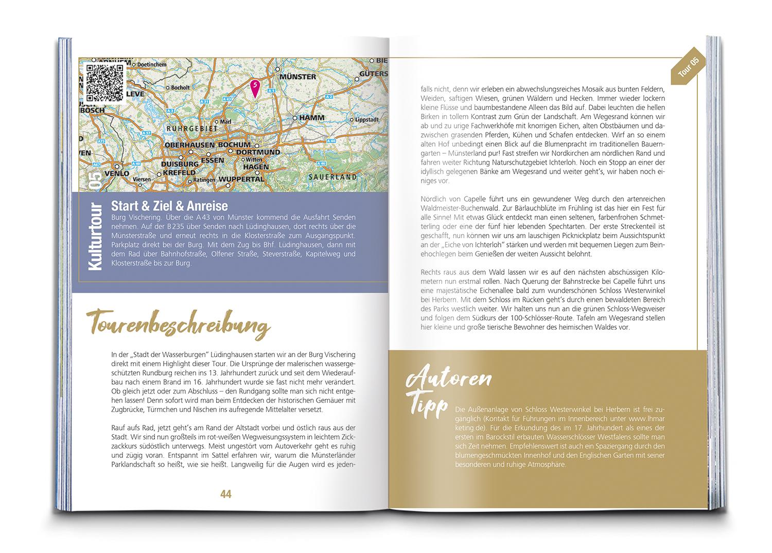 Beispielinhalt (Bild) KOMPASS Endlich Radelgenuss - zwischen Münsterland, Emsland und Nordsee