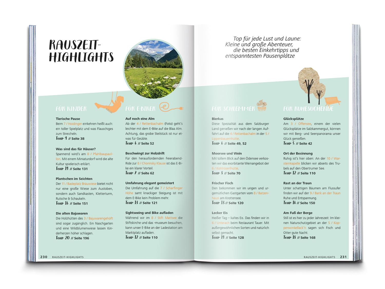 Beispielinhalt (Bild) KOMPASS Radvergnügen rund um Salzburg & Salzkammergut