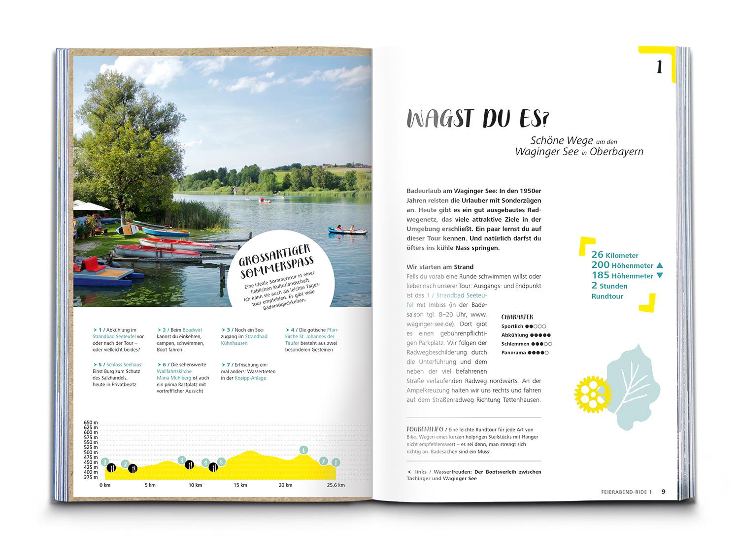 Beispielinhalt (Bild) KOMPASS Radvergnügen rund um Salzburg & Salzkammergut