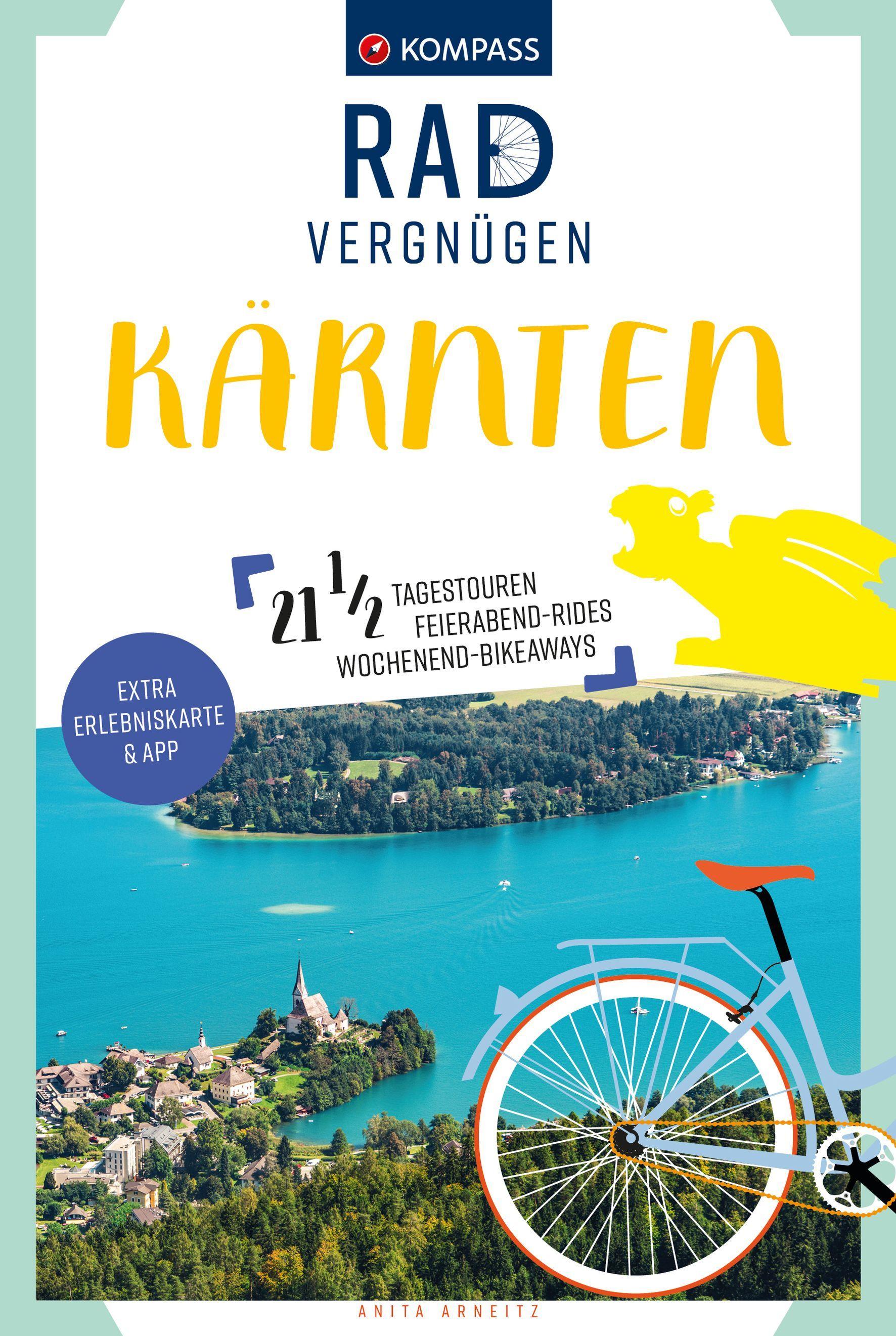 Vorderes Coverbild KOMPASS Radvergnügen Kärnten