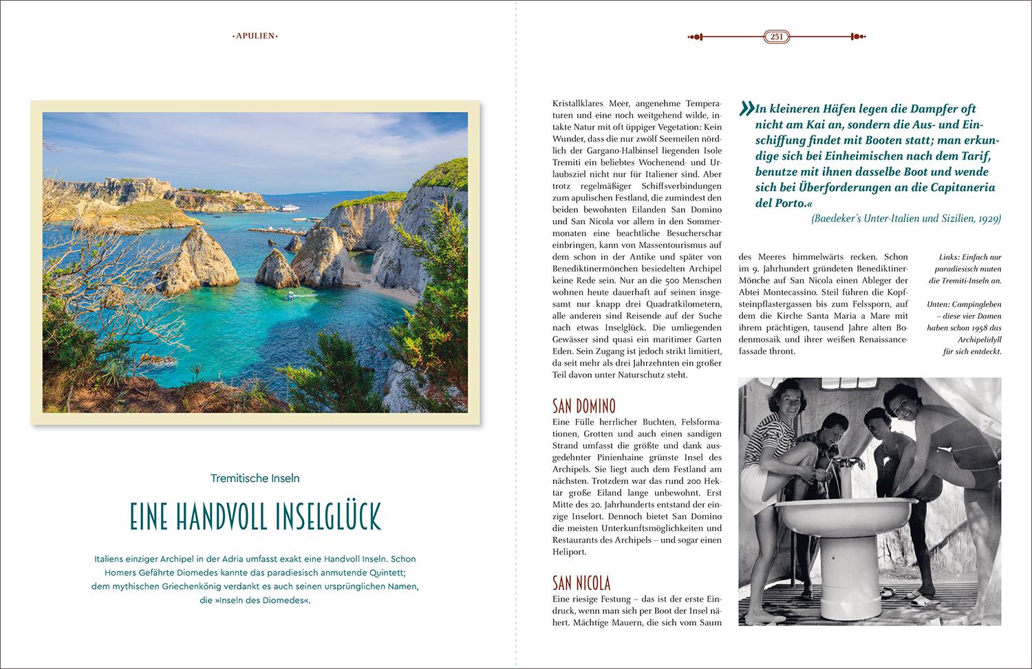 Beispielinhalt (Bild) KUNTH Bildband Heute so schön wie damals, Legendäre Urlaubsorte in Italien