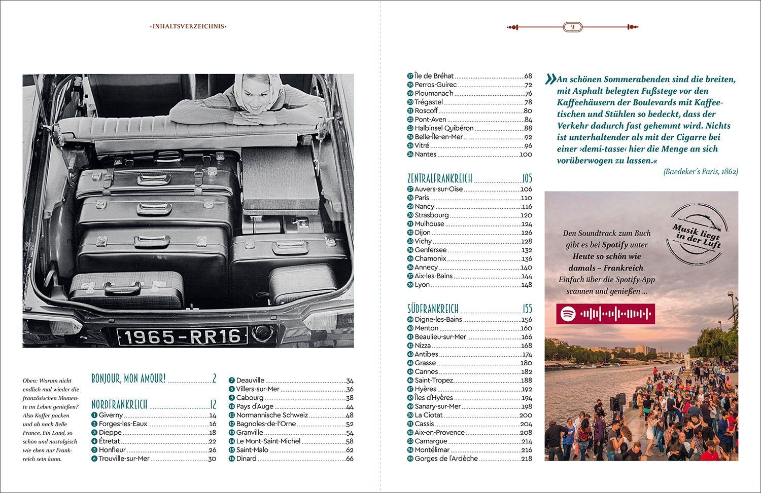 Beispielinhalt (Bild) KUNTH Bildband Heute so schön wie damals, Legendäre Urlaubsorte in Frankreich