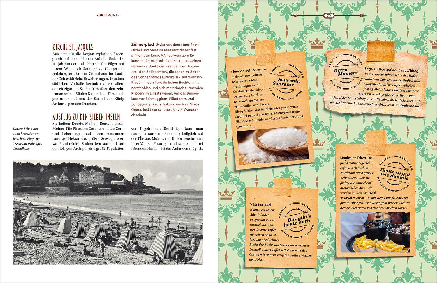 Beispielinhalt (Bild) KUNTH Bildband Heute so schön wie damals, Legendäre Urlaubsorte in Frankreich