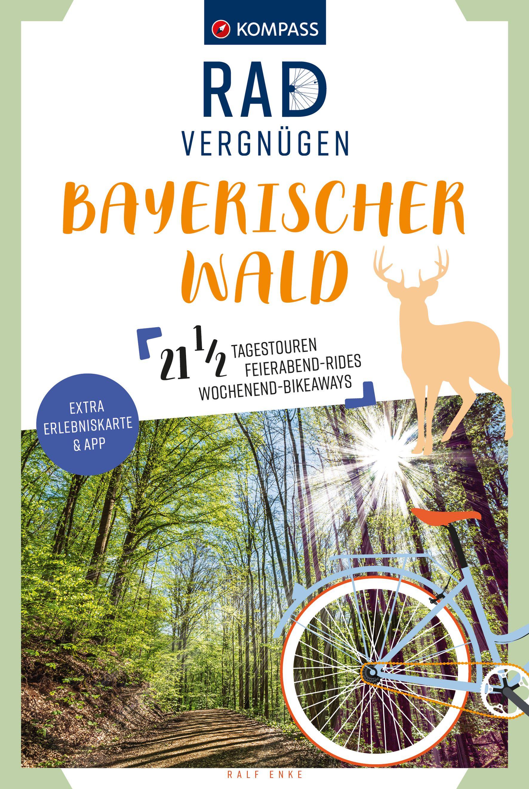 Vorderes Coverbild KOMPASS Radvergnügen Bayerischer Wald