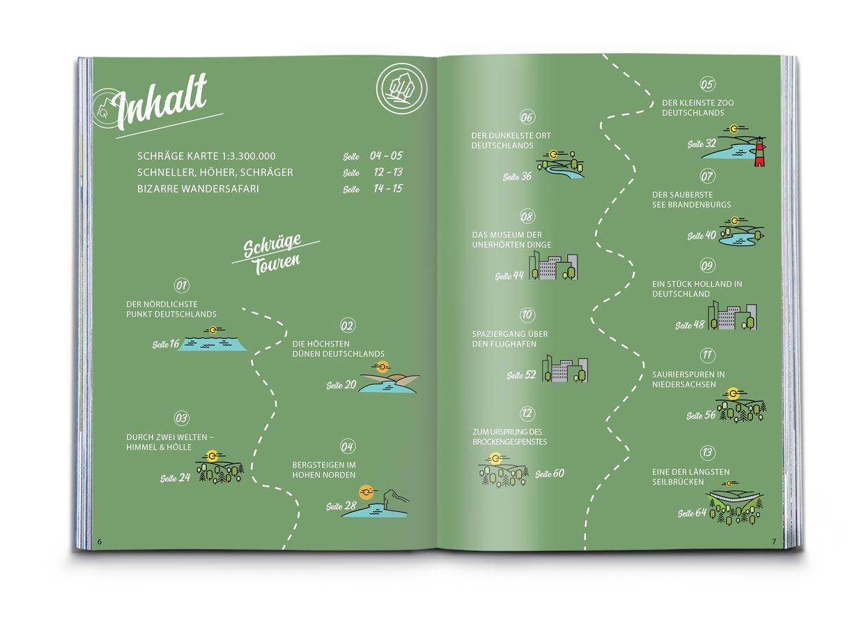 Beispielinhalt (Bild) KOMPASS Schräge Touren Deutschland, 47 Touren