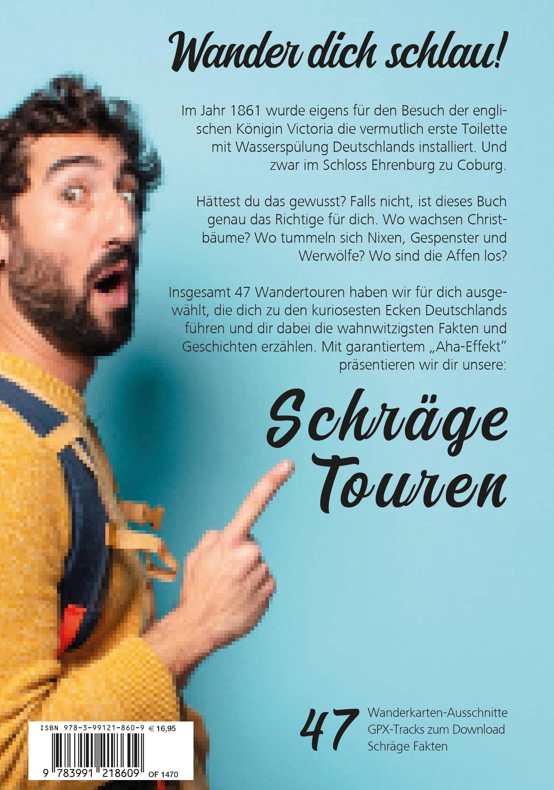 Rückseitencover KOMPASS Schräge Touren Deutschland, 47 Touren