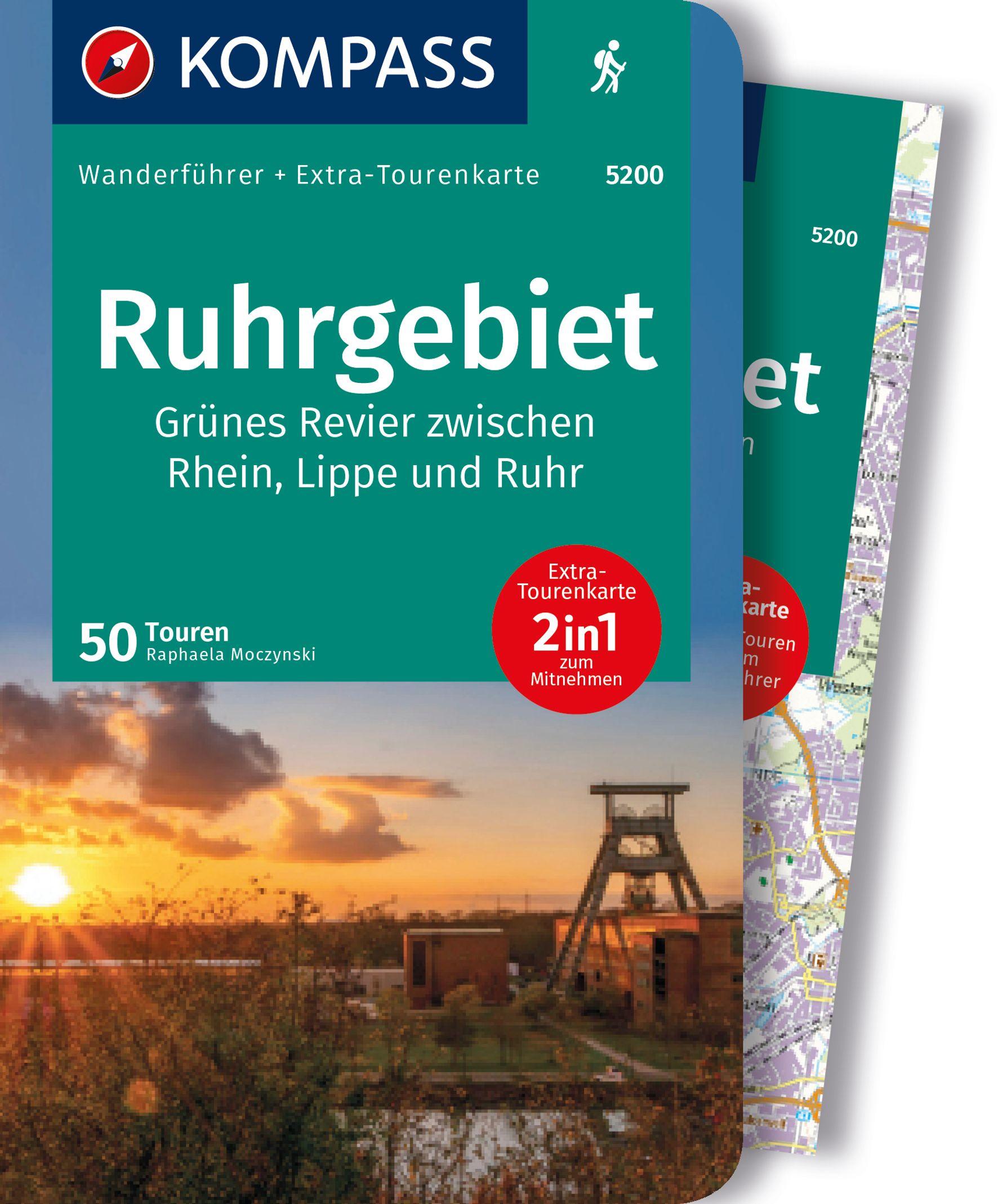 Vorderes Coverbild KOMPASS Wanderführer Ruhrgebiet, 50 Touren mit Extra-Tourenkarte