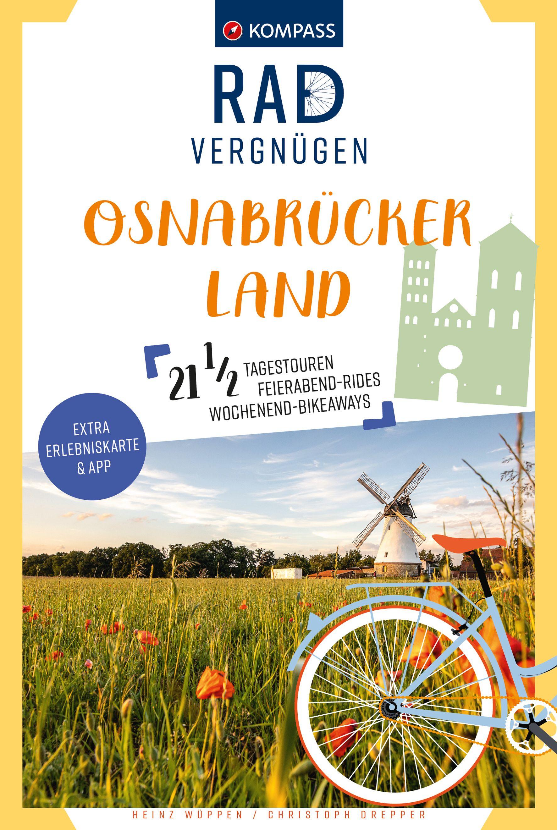 Vorderes Coverbild KOMPASS Radvergnügen Osnabrücker Land