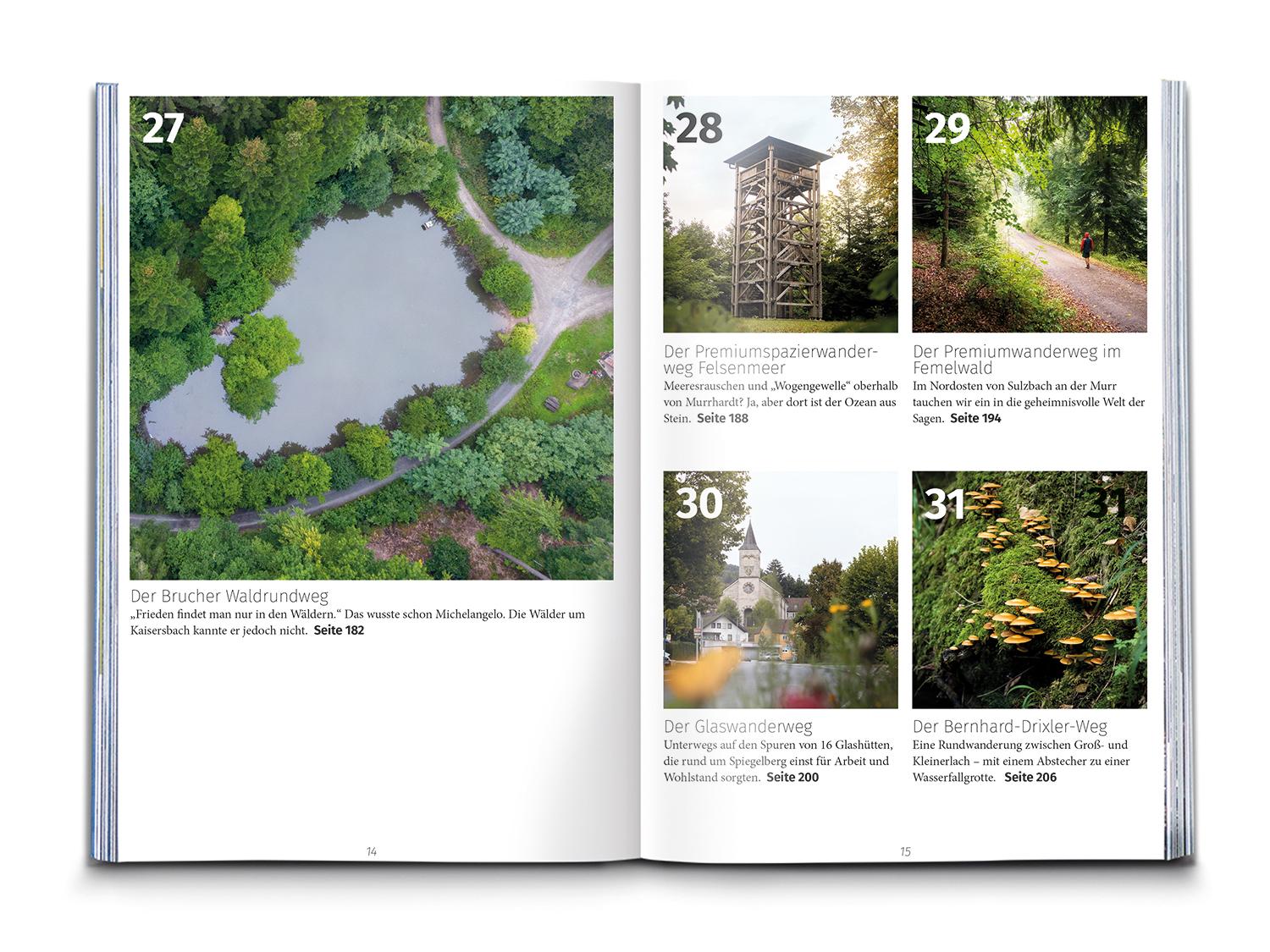 Beispielinhalt (Bild) KOMPASS Dein Augenblick Remstal und Schwäbischer Wald, Backnanger Bucht