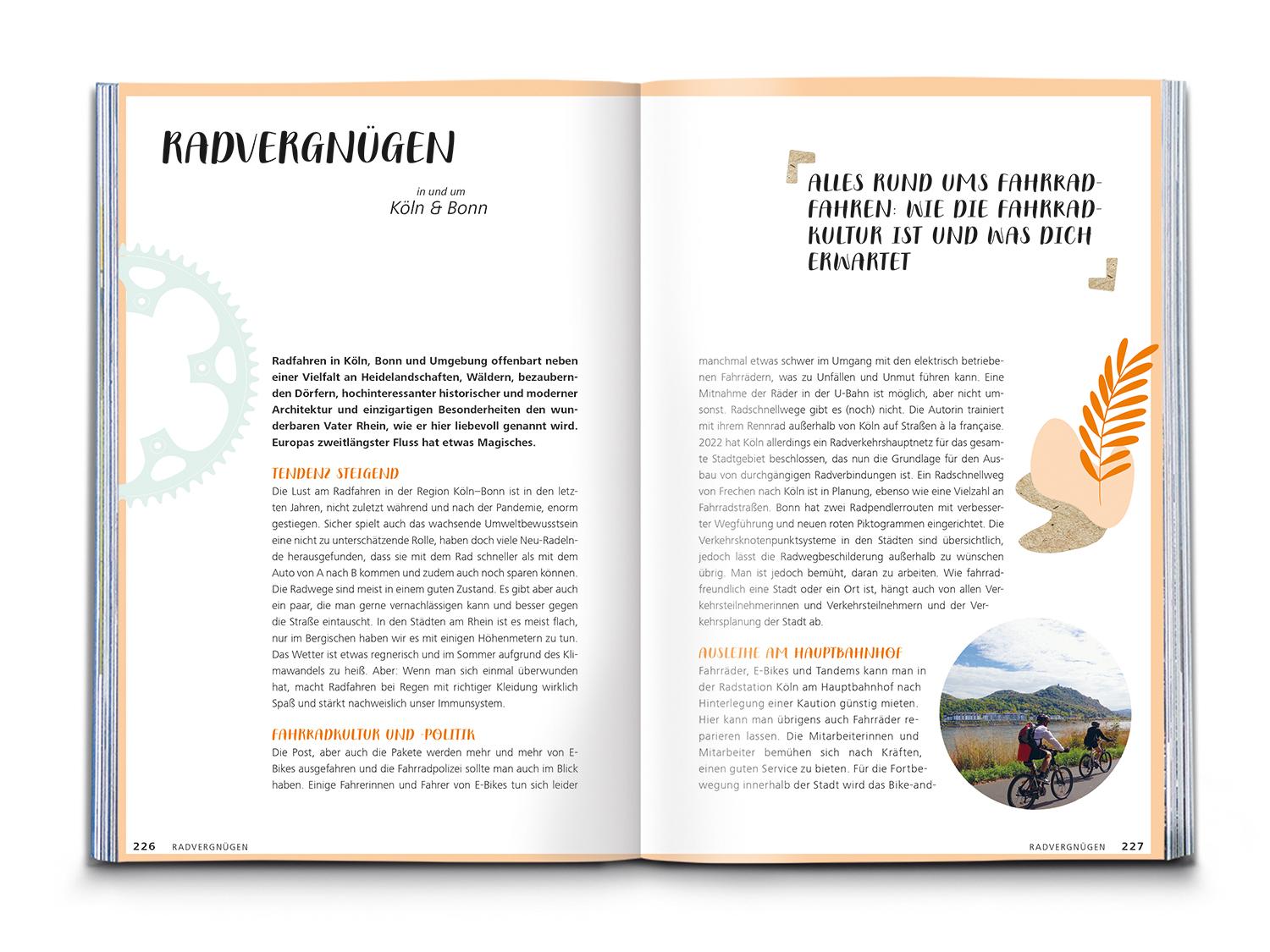Beispielinhalt (Bild) KOMPASS Radvergnügen in und um Köln & Bonn