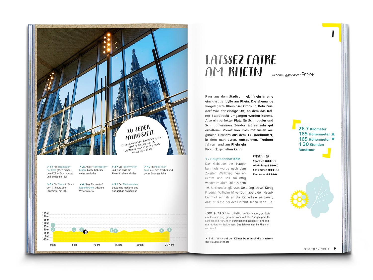 Beispielinhalt (Bild) KOMPASS Radvergnügen in und um Köln & Bonn
