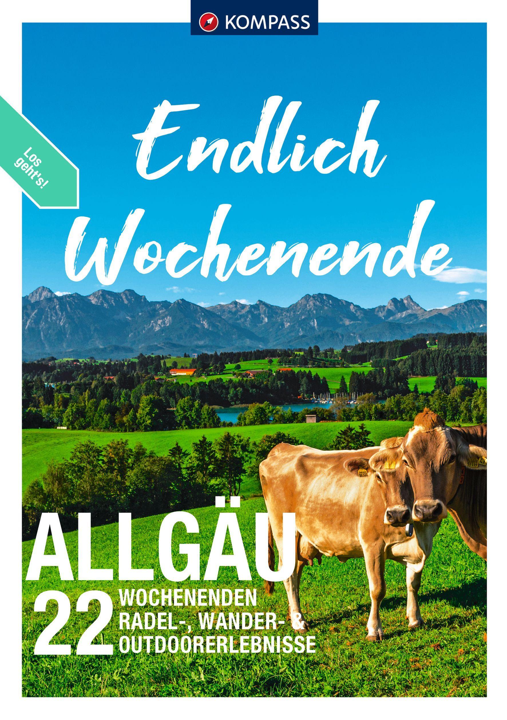 Vorderes Coverbild KOMPASS Endlich Wochenende - Allgäu